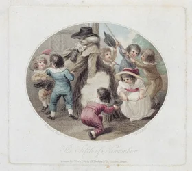 Den femte november, graverad av Charles Knight (1743-c.1826), pub. av J.F. Tomkins, 1790 (sticksticksgravyr) (par 125881)